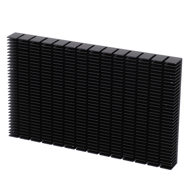 Aluminium Sort Køleplade Køler Radiator Board Strømforsyning Kølemodul