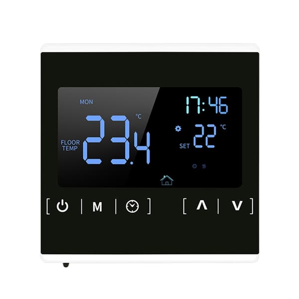 Clear Comfort Smart Touchscreen Programmerbar Termostat Letlæseligt Display