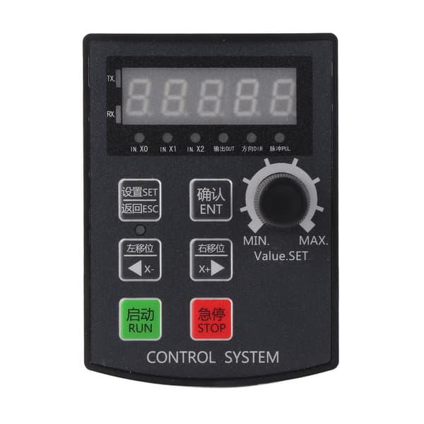 Stepper Servomotor Bevegelseskontrollmodul 5-sifret Display Grensekommunikasjon DC 12V 24V