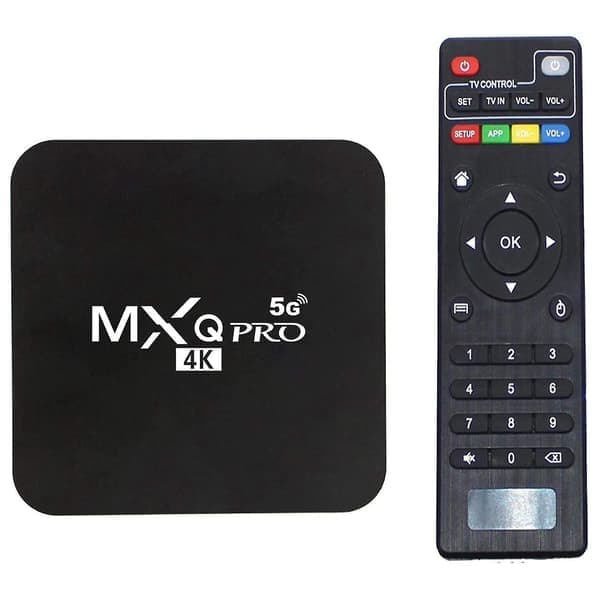 4K HDR Streaming Media Player för Android TV Box, 4GB RAM 8GB ROM Allwinner H3-Core Smart TV Box
