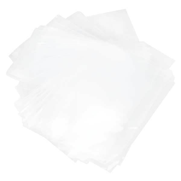 100 st transparenta rektangulära glassgodis chokladpåsar 10x16cm för hembröllop utomhusbruk