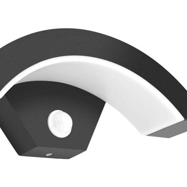 Vägglampa inomhus och utomhus trädgård LED sensorbelysning Vägglampa (18W varmt ljus)