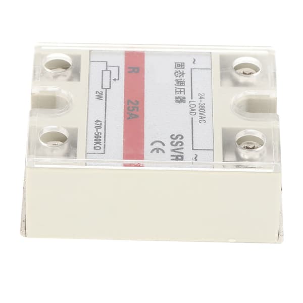 SSVR-25A Solid State Spenningsregulator Enfase Relémodul 24-380VAC Lav Frekvens