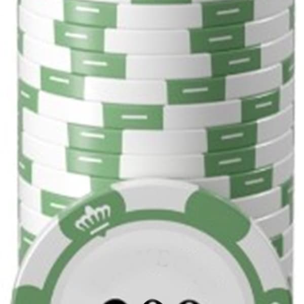 20 st Professionella Pokerchips Tydlig Utskrift Stora Siffror Brädspel Räkneskivor Set 200