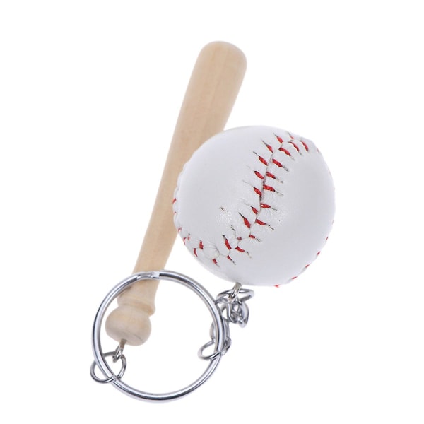 6 kpl baseball-avaimenperä urheiluteema Softball-avaimenperä Avaimenperälaukkuriipus lomalahjakäsilaukun koristeluun