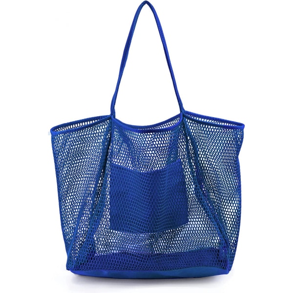 Mesh Beach Tote naisten olkalaukku A916-624 Blue