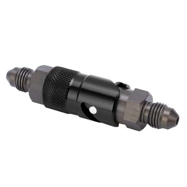 Bromsledning Snabbkoppling Adapter Aluminiumlegering Montering för Oljebränslevätskeslang Svart