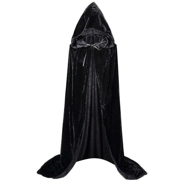 Sanderson Sisters Cape Mary Sarah Winifred Kostym heinäkuu Vuxna Barn Medeltida mantel W Black1 XL 140*160cm *