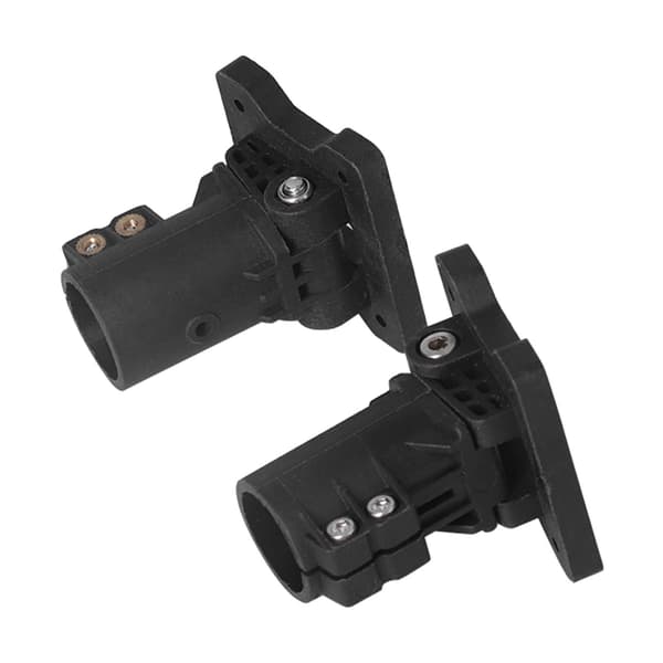 2 stk. 20 mm Sort Nylon Aluminium Legering Drone Folde Sprøjtestang Fast Base Connector