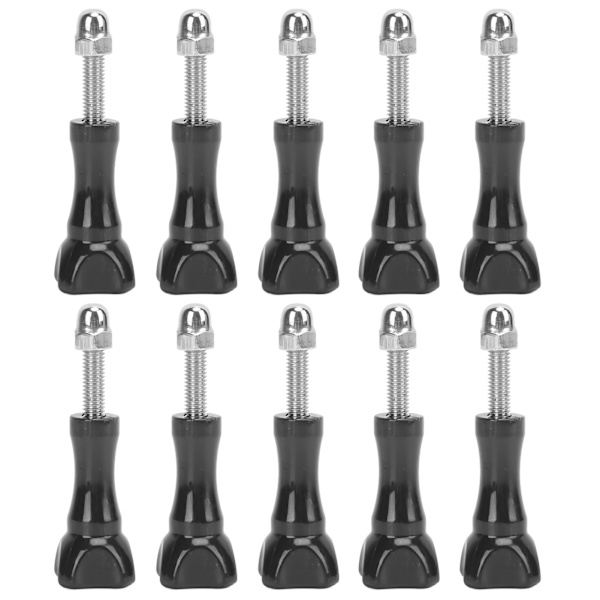 Stativfäste Adapter Knapp Långa Tumskruvar med Mutter - 10st/set
