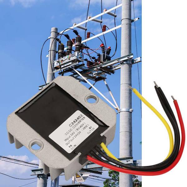 8-40V til 24V 2A Boost Buck Spændingsregulator Modul Step Up Down Konverter