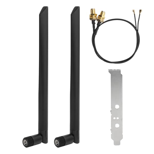2 stk. IPEX til SMA-kabel 8DB Antenne til WiFi 2,4 GHz Router Eksterne antenner