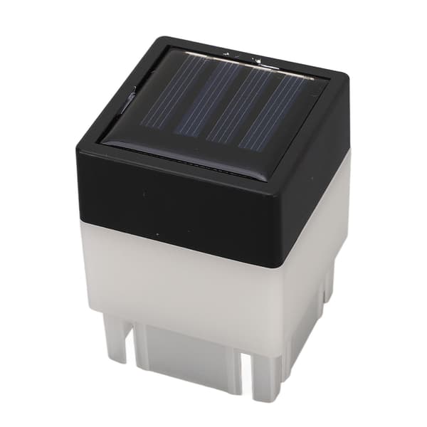 Solcelledrevet LED Varm Gul Gjerdepålelys for Hage Terrasse