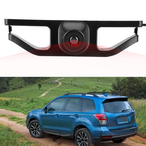 170 graders frontkamera IP67 CCD bilparkeringsassistentkamera passer til Subaru Forester 2016