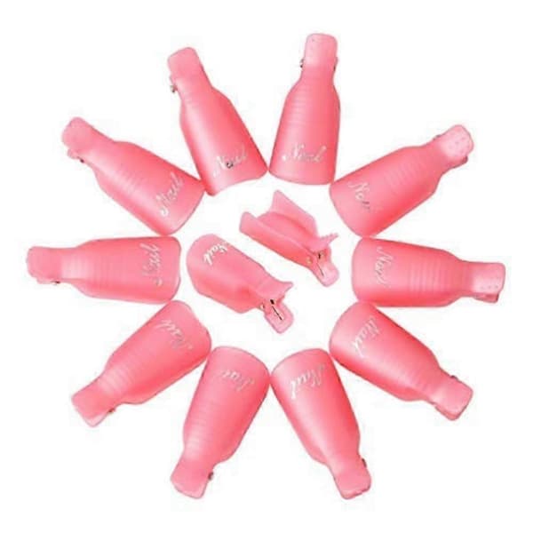 10 st akrylkonst Soak Off Cap Clip UV Gel Remover Wrap Tool style5612