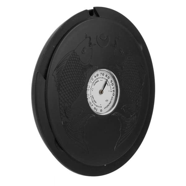 Guitar Luftfugter Anti-tørring Akustisk Guitar Lydhul Luftfugter med Hygrometer Sort