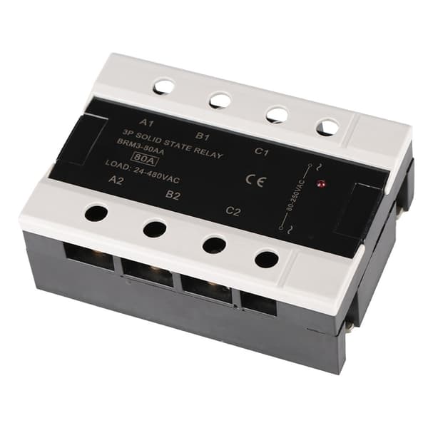 Last 24-480VAC Trefase Solid State Relé (BRM3-80AA)