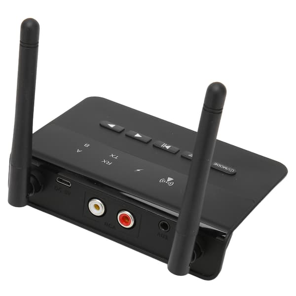 Bluetooth 5.2 Sender Mottaker 2 i 1 med AptX Lav Latens 3.5mm AUX RCA Adapter for TV Bil