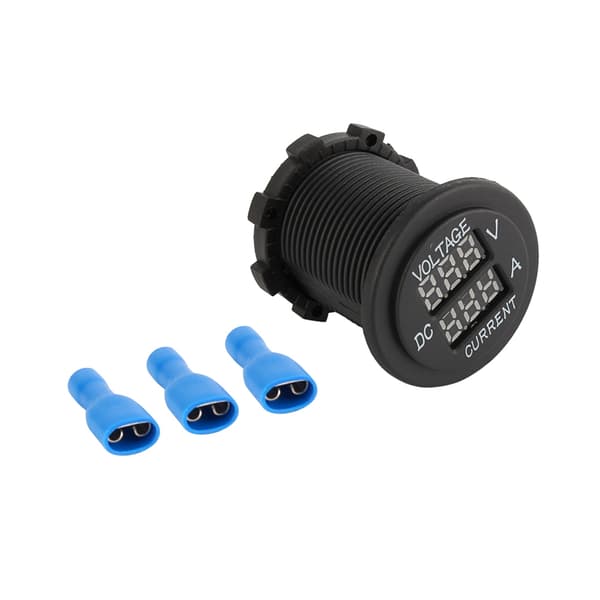 12V 24V DC Dubbel LED Digital Voltmeter Amperemeter för Bil Motorcykel