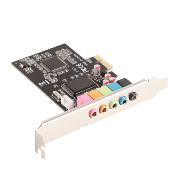 6-kanals stereo desktop lydkort lydsignalomformer med driver-CD
