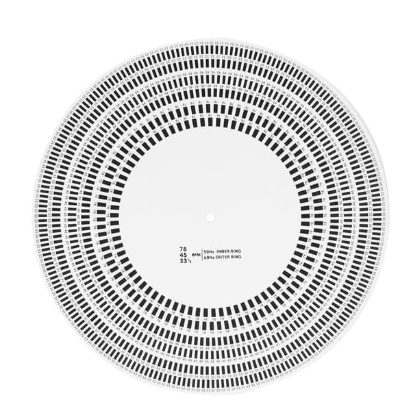 LP Stroboskop Disk Rotationshastighed Detektion Kalibreringsdisk til Vinyl Pladespiller