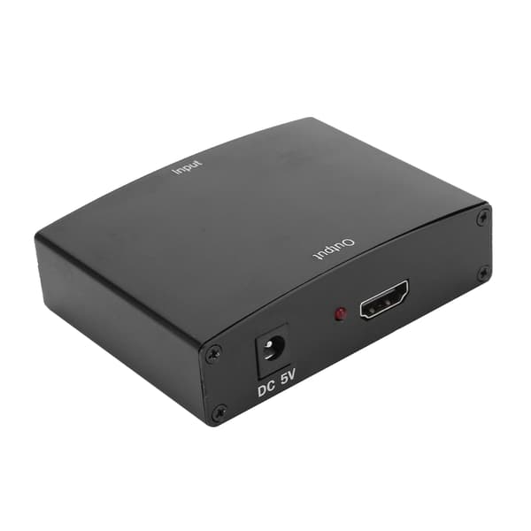 YPbPr til HDMI Konverter med Audio RGB Adapterkabel ABS Transformer 100-240V EU Stik