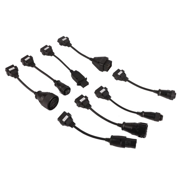 OBD II OBD 2 Komplett Set 8 Kablar Bilscanner Lastbil Kablar