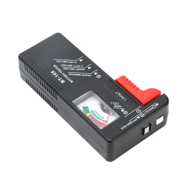 Pointer BT168 Batterikapacitetstester Bærbar Batterikontroller til 1,5V 9V Batteri