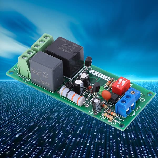 100-220V AC Forsinket Sluk Timer Relæ Modul 0-300min Kontaktkort