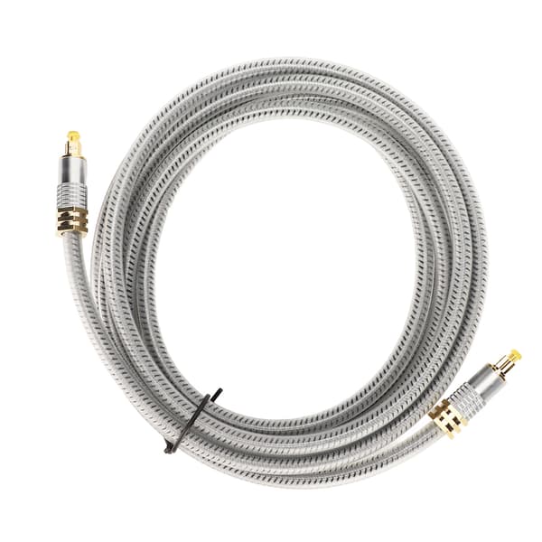 Profesjonell 24K gullbelagt digital optisk fiberkabel 8 meter for DVD CD-spiller TV-dekoder