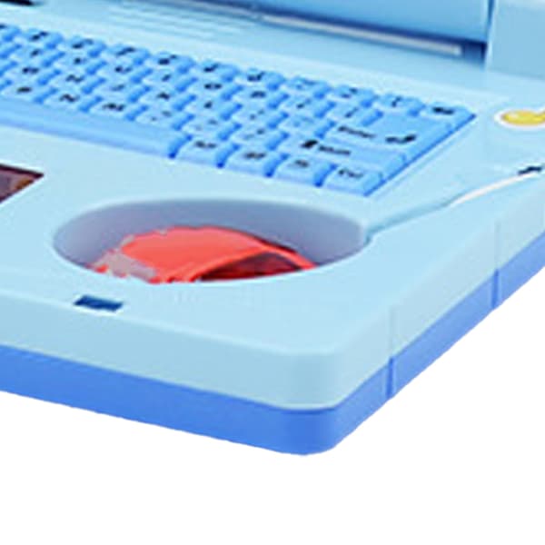 Børns Pædagogisk Lærings Laptop med Lyd Musik Høj Simulation Engelsk Blå Computer til Børn