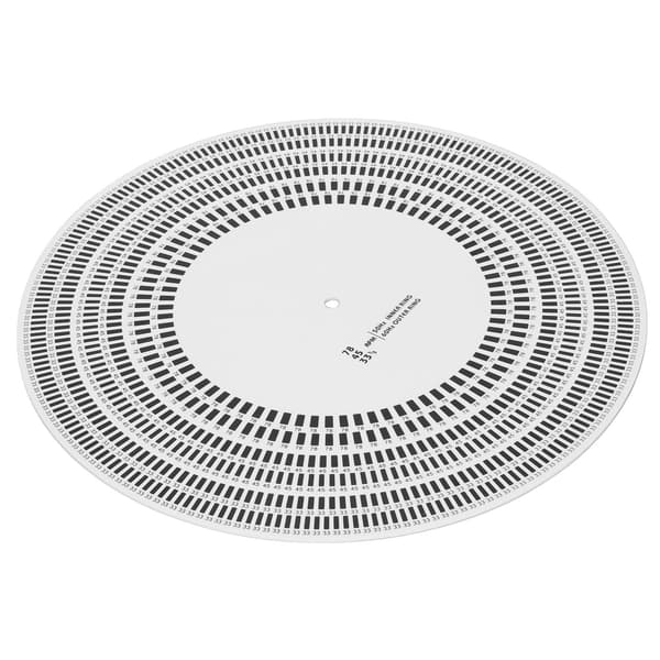 LP Stroboskop Disk Rotationshastighed Detektion Kalibreringsdisk til Vinyl Pladespiller