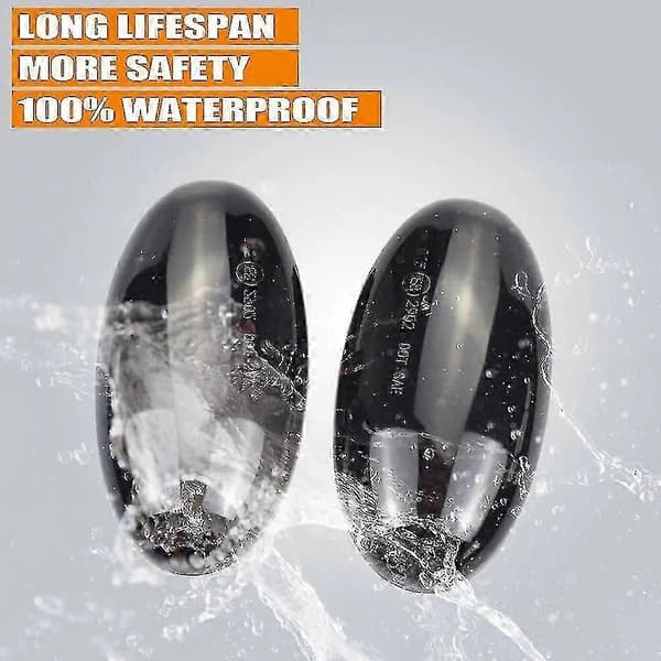2x For Mazda 2 3 5 6 Bt-50 Mpv 2004 2005 2006 Led Dynamisk Blinklys Sidemarkeringslys Sekvensiell Blinkerlampe-Yvan 2PCS Dynamic Crystal