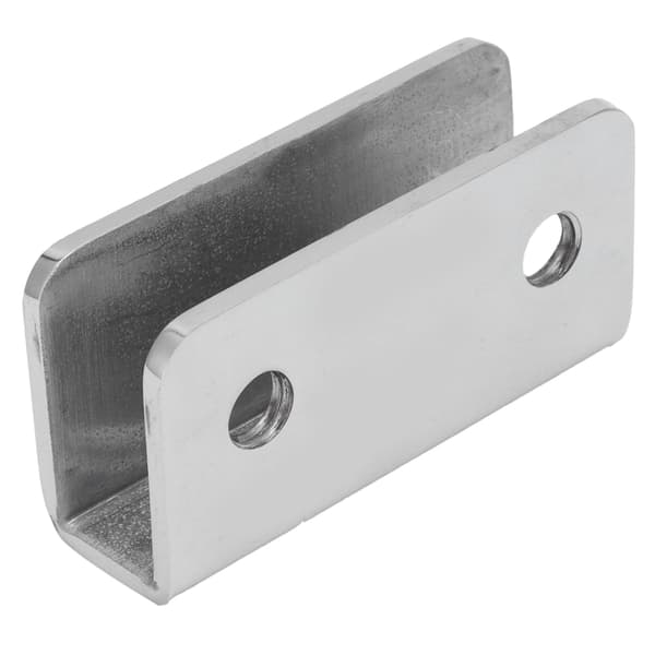 304 Rektangulær glassklemmeholder i rustfritt stål for 8-12 mm glass