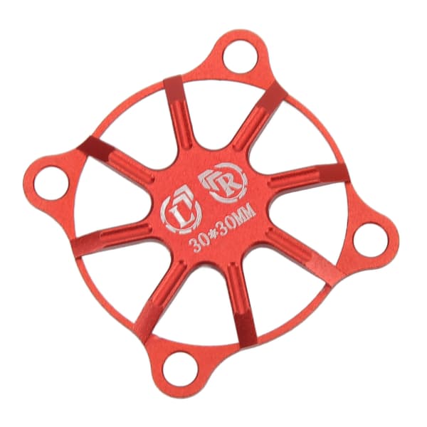30x30mm Rød Aluminium Legering RC Bil ESC Køleventilator Dæksel til Elektrisk Motor