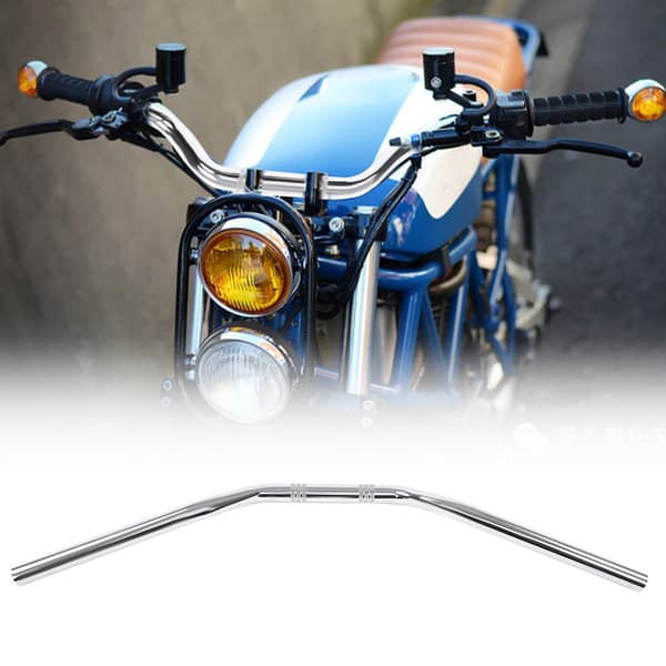 22 mm stål motorcykel tracker styr trækstang reservedel (krom)