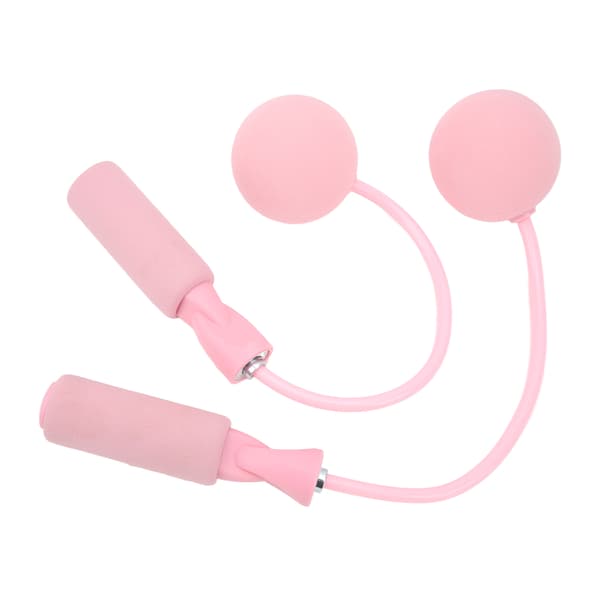 Trådløst hoppetau for trening for menn, kvinner og barn, rosa