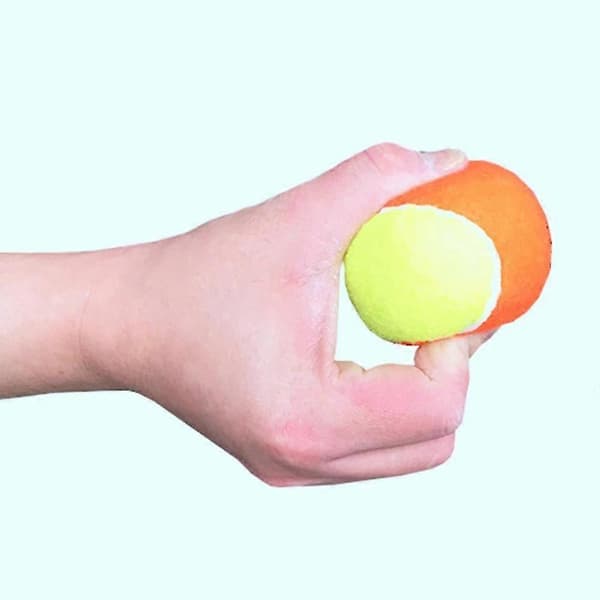 9 stk. elastiske strandtennisbolde af høj kvalitet i gummi