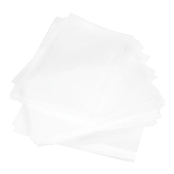 100 st transparenta rektangulära glassgodis chokladpåsar 10x16cm för hembröllop utomhusbruk