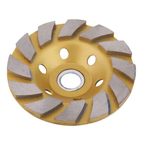 10 cm Diamant Segment Slibeskive 6 Huller Til Marmor Beton Sten