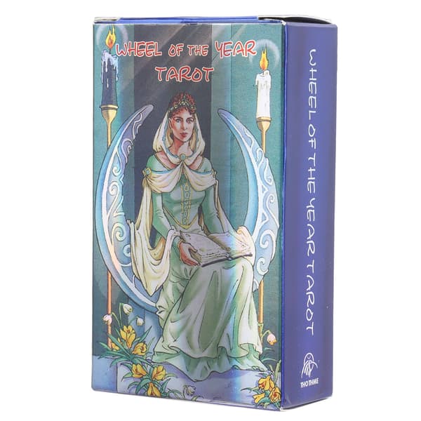 Tarotkortlek Ödes Spådom Hologram Papper Engelska Brädspel Fest Spelkort