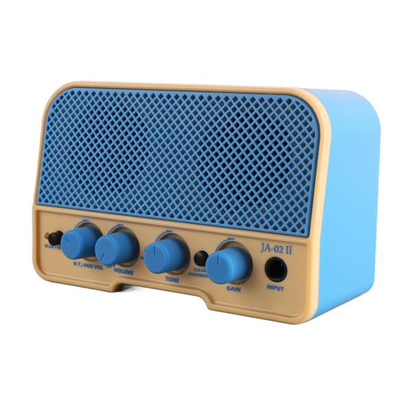 Elgitarrförstärkare Ren Overdrive Dubbla Kanaler AUX Bluetooth för att spela Sky Blue