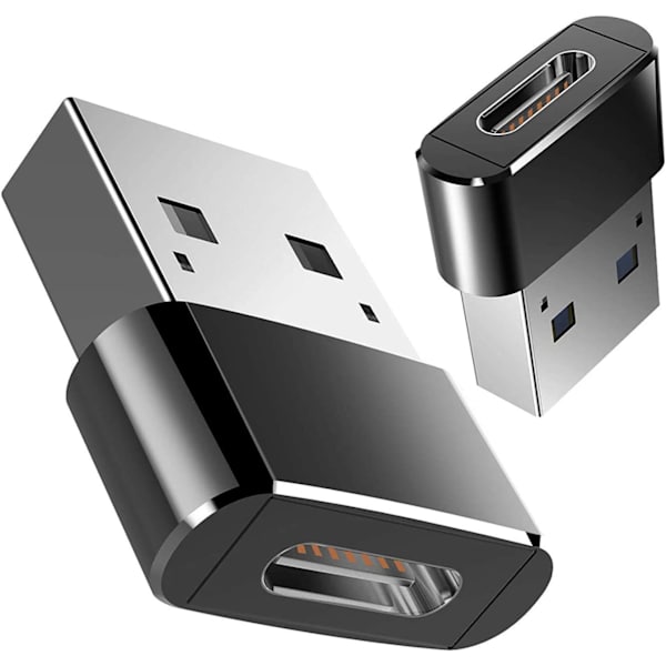 (5st) Adapterkontakt USB-C hona till USB-A hane (OTG)