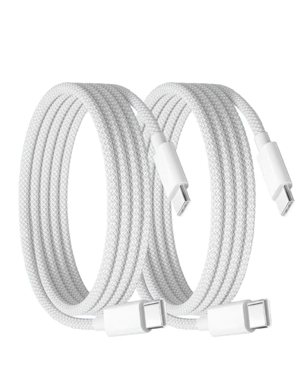 (2st) TYP-C till C För Samsung S25! laddsladd Kabel OCH iPhone 15 16 Pro Plus MAX (2-PACK!!!) 2M