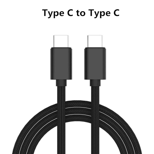 (3st) USB C till USB C 3.1 Gen1 laddkabel, 1M