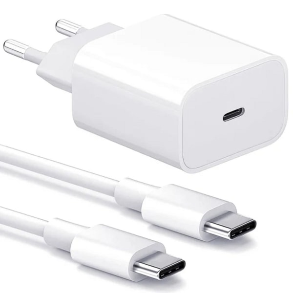 snabbladdare för iphone 15 PRO MAX med 3m kabel vägladdare med 3 m kabel (Vävd)