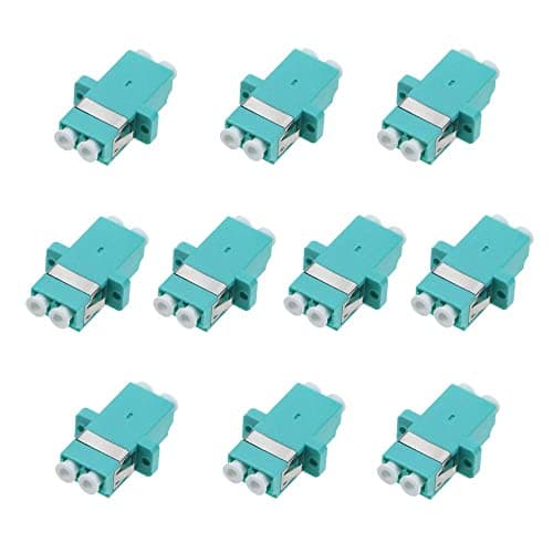 (10st) LC fiberoptisk adapter duplex OM3 OM4 OM5 kopplare