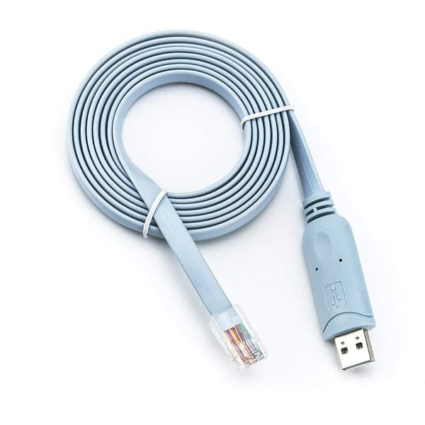 USB till RJ45 för Cisco USB-konsolkabel (Juniper/NETGEAR/Ubiquity/LINKSYS/TP-Link Routers)