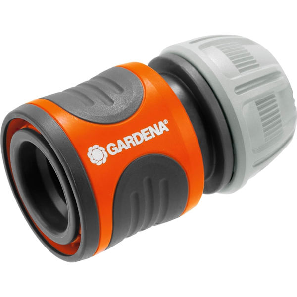 (3-PACK) Gardena slanganslutning 13 mm (1/2 tum) och 15 mm (5/8 tum): Slanganslutning, greppspår, enkel montering