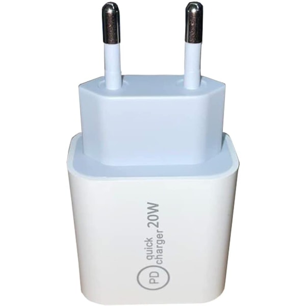 iphone snabbladdare USB-C strömadapter 20W 12/13/14 PRO MAX (kompatibel)